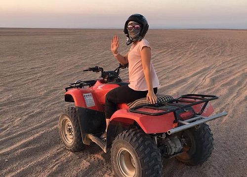 Private 3-stündige Quad Tour durch die Wüste von Sahl Hasheesh